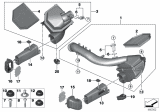 Diagram for 2013 BMW ActiveHybrid 3 Air Hose - 13717613157