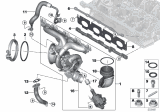 Diagram for BMW X4 Exhaust Manifold Gasket - 11627617523