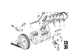 Diagram for 1974 BMW 2002tii Fuel Injector - 13531252861