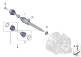 Diagram for 2020 BMW X2 Axle Shaft - 31608740280