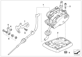 Diagram for 2005 BMW X3 Automatic Transmission Shift Levers - 25163420337