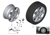 Diagram for 2015 BMW 228i Alloy Wheels - 36116796201