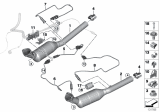 Diagram for 2006 BMW X5 Exhaust Hanger - 18307536966