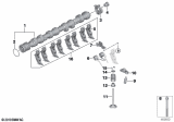 Diagram for BMW X5 Rocker Shaft Spring Kit - 11347508371