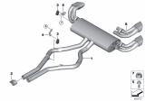 Diagram for 2010 BMW X6 Exhaust Pipe - 18307646111