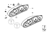 Diagram for BMW 323is Speedometer - 62108379811