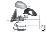 Diagram for BMW X6 Mirror Cover - 51167327896