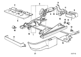 Diagram for 1988 BMW M6 Seat Motor - 52101934552