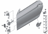 Diagram for BMW 650i xDrive Gran Coupe Door Check - 51217275374