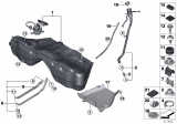 Diagram for 2015 BMW M5 Fuel Tank - 16112284040