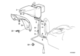 Diagram for 1994 BMW 525i Fuel Filler Hose - 16111177874