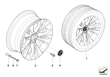 Diagram for 2008 BMW 528i Alloy Wheels - 36116783282