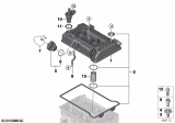 Diagram for 2016 BMW i3 Valve Cover Gasket - 11128551906