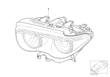 Diagram for 2002 BMW 745i Headlight - 63126917120