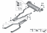 Diagram for 2020 BMW M550i xDrive Muffler - 18309896666