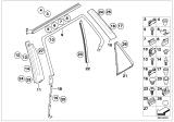 Diagram for 2002 BMW X5 Window Channel - 51348402578