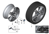 Diagram for 2020 BMW 228i xDrive Gran Coupe Alloy Wheels - 36116855092