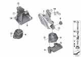 Diagram for BMW 525i Motor And Transmission Mount - 22116761090