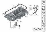 Diagram for 2010 BMW X5 Oil Pan Gasket - 11137802669