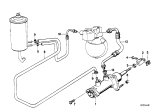 Diagram for 1988 BMW 750iL Hydraulic Hose - 34301156797