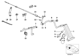 Diagram for 1990 BMW 525i Throttle Cable - 35411157847