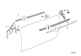 Diagram for 1992 BMW 850i Weather Strip - 51211970061