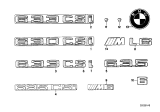 Diagram for 1988 BMW 735i Emblem - 51141872324