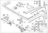 Diagram for 2003 BMW Alpina V8 Roadster Convertible Top Motor - 54347025583