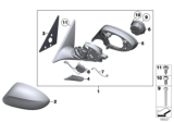 Diagram for 2013 BMW Z4 Mirror Cover - 51167237437