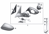 Diagram for 2009 BMW Z4 Mirror Cover - 51167237437