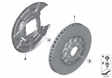 Diagram for 2012 BMW M6 Brake Backing Plate - 34112284815