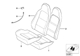 Diagram for 2002 BMW Z3 Seat Cushion Pad - 52107035372