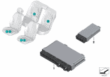 Diagram for 2018 BMW 530i Body Control Module - 61359824566