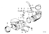 Diagram for BMW 325i Air Intake Hose - 13711708800