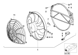 Diagram for BMW Z3 Fan Blade - 64542228432