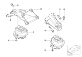 Diagram for 2005 BMW 745i Engine Mount Bracket - 22116769185