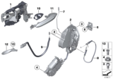 Diagram for BMW ActiveHybrid 5 Door Lock Cylinder - 51217265081