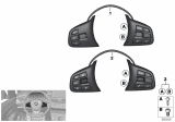 Diagram for 2017 BMW X1 Cruise Control Switch - 61319349656