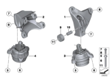 Diagram for BMW 640i Gran Coupe Motor And Transmission Mount - 22116786528