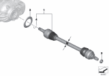 Diagram for BMW 230i Axle Shaft - 33207609351