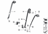 Diagram for 2015 BMW 328i xDrive Seat Belt - 72117243309