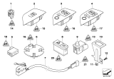 Diagram for 2006 BMW Z4 Window Switch - 61316955052