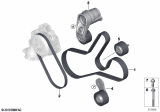 Diagram for 2017 BMW M4 A/C Idler Pulley - 11287848607