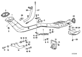 Diagram for 1984 BMW 318i Exhaust Flange Gasket - 18111728364