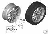 Diagram for 2018 BMW M3 Alloy Wheels - 36118071789