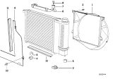 Diagram for BMW 318is Fan Shroud - 17111719249