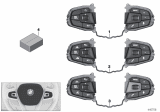 Diagram for 2019 BMW 740e xDrive Cruise Control Switch - 61319388739