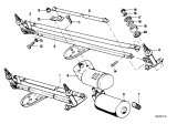 Diagram for 1980 BMW 320i Wiper Pivot - 61611365296