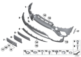 Diagram for BMW X5 Bumper Reflector - 63147274433