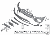 Diagram for 2012 BMW X5 Bumper Reflector - 63147274433